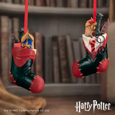 Figurine Harry Potter uniform stocking hanging ornament